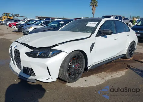 2025 BMW M3 Competition xDrive z USA, uszkodzony, nr VIN WBS33HJ03SFU09314